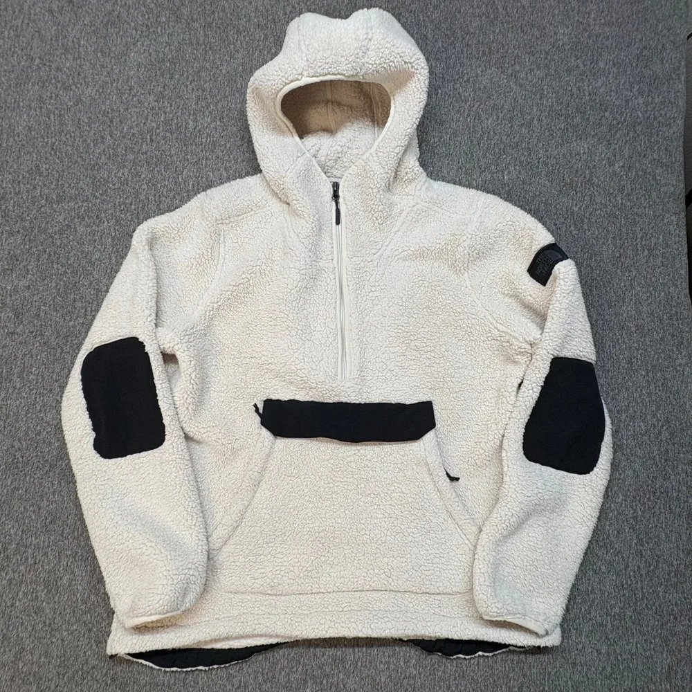 The North Face Campshire Pullover Hoodie Women's Sherpa Fleece Hoodie Warm Large - Picture 4 of 14